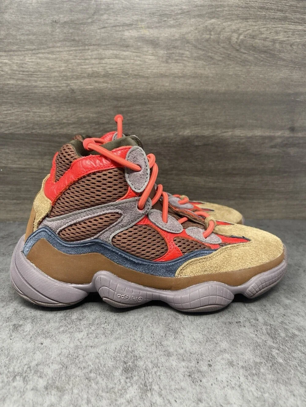 Adidas Yeezy 500 High Sumac Sneakers Mens Size 6.5 (Wmns 8) Brown Red Lot GW2874